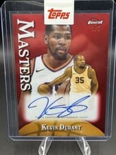 2024-25 Finest Masters Autographs Kevin Durant #MA-KD card