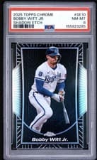2025 Topps Chrome Shadow Etch Bobby Witt Jr. #SE-10 card