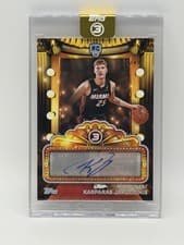 2025-26 Topps 3 Next Feature Signatures Kasparas Jakučionis #NF-KJ card