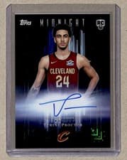 2025-26 Topps Midnight Dark Marks Rookies Signatures Tyrese Proctor #DMR-TP card