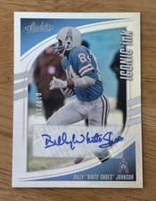 2025 Panini Absolute Iconic Ink Billy "White Shoes" Johnson #II-BJN card