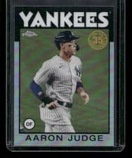 Aaron Judge 2021 Topps Chrome 1986 card