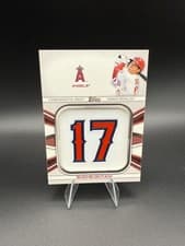 2022 Topps Player Jersey Number Medallion Relics Shohei Ohtani #JNM-SO