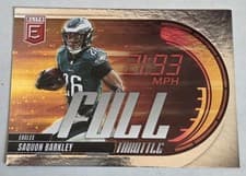 2025 Donruss Elite Full Throttle Saquon Barkley #4 card