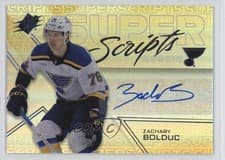 Zachary Bolduc 2024-25 SPx SuperScripts Rookies card