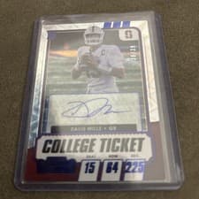 Davis Mills 2021 Panini Contenders Draft Picks card