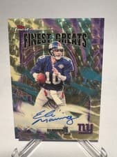 2025 Finest Finest Greats Autographs Eli Manning #FGA-EM card