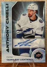 Anthony Cirelli 2025 Upper Deck National Hockey Card Day Signature Series card