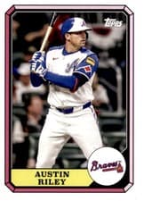 2025 Topps Archives 1987 Topps Boardwalk and Baseball Austin Riley #87BB-24 card