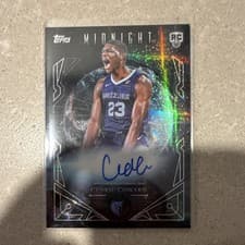 2025-26 Topps Midnight Midnight Sun Signatures Rookies Cedric Coward #MSR-CC card
