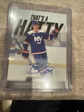 2024-25 Upper Deck Credentials That's a Hatty Brock Nelson #TH-BN card