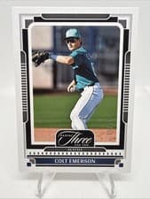 2025 Panini Three and Two Base Set Colt Emerson #38 card
