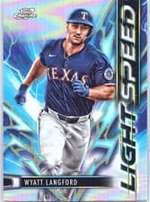2025 Topps Cosmic Chrome Light Speed Wyatt Langford #LS-4 card