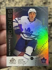 2025-26 SP Game Used Authentic Rookies Jacob Quillan #AR-JQ card