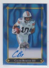 2025 Leaf Metal 92 Autographs Caleb Burton III #92L-CB1 card