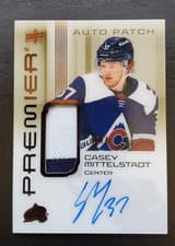 2024-25 Upper Deck Premier Acetate Auto Patch Casey Mittelstadt #AV-MI card