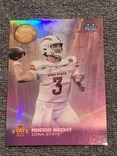 2025 Bowman University Chrome Dean's List Refractor Rocco Becht #DL-13 card