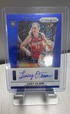 2025 Panini Prizm WNBA Throwback Signatures Lucy Olsen #34 card