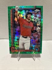 2025 Topps Chrome Logofractor Edition Base Set Steven Kwan #202 card