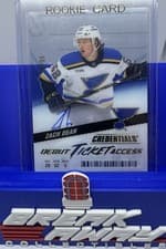2024-25 Upper Deck Credentials Acetate Debut Ticket Access Zach Dean #DTAA-ZD card