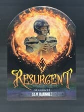 2025 Panini Phoenix Resurgent Snow Globe Sam Darnold #22 card
