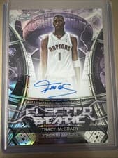 2025-26 Topps Cosmic Chrome Electro Static Signatures Tracy McGrady #ESS-TM card