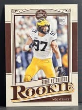 Aidan Hutchinson 2022 Panini Chronicles Draft Picks Legacy Rookies card