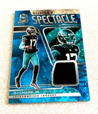 DJ Chark Jr. 2021 Panini Spectra Sunday Spectacle card