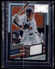 2025 Panini Stars & Stripes 16U/17U National Team Materials PE Will Brick #USA-WB card