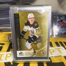 2025-26 SP Game Used Authentic Rookies Michael Callahan #AR-MC card