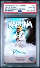 2025 Bowman University Chrome The Big Kahuna Autographs Dante Moore #BK-DM card