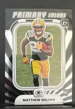 2025 Donruss Optic Rookie Primary Colors Matthew Golden #14