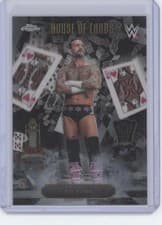 2026 Topps Chrome WWE House of Cards CM Punk #HOC-9 card