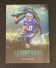 2025 Topps Signature Class Leviathans Justin Jefferson #L-5 card