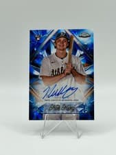 2025 Topps Chrome Update Sapphire Sapphire Selections Autographs Nick Kurtz #SSA-NK card