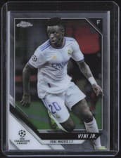 Vini Jr. 2021 Topps Chrome UEFA Champions League card
