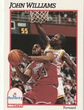 John Williams 1991-92 Hoops Base Set card