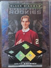 Dmitri Simashev 2025-26 Upper Deck Black Diamond Base Diamond Relic Rookies card