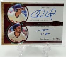 2026 Topps Tier One Dual Autographs Chase Utley #DA-UT card