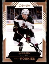Jack McBain 2022 Upper Deck O Pee Chee Glossy card