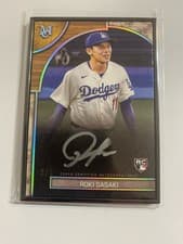 2025 Topps Museum Collection Museum Framed Autographs Roki Sasaki #FMA-ROKI card