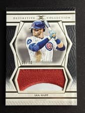 2025 Topps Definitive Collection Jumbo Relic Collection Ian Happ #DJRC-IH card