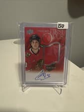2024-25 Upper Deck Premier First Opus Rookie Auto Jersey Frank Nazar #FO-FN card