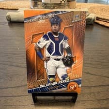 2025 Topps Pristine Perseverance Salvador Perez #P-25 card