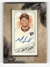 Miguel Gomez 2018 Topps Allen & Ginter Framed Mini Autographs card