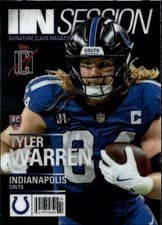 Tyler Warren 2025 Topps Signature Class In Session card
