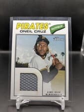 Oneil Cruz 2026 Topps Heritage Real One Relics card