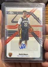 2025-26 Topps Chrome Next Stop Signatures Derik Queen #NS-DQ card