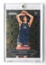2024-25 Panini Prizm Monopoly Millionaire Black Zach Edey #B21 card