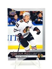 2025-26 Upper Deck Star Rookies Base Star Rookies Autographs Oliver Moore #19 card